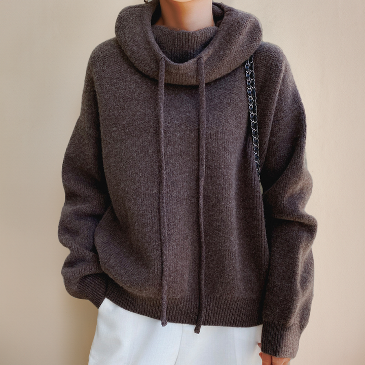 Damen Hoodie mit lockerer Passform und leichtem Kapuzendesign