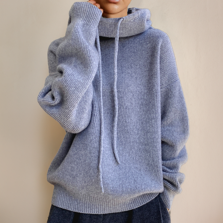 Damen Hoodie mit lockerer Passform und leichtem Kapuzendesign