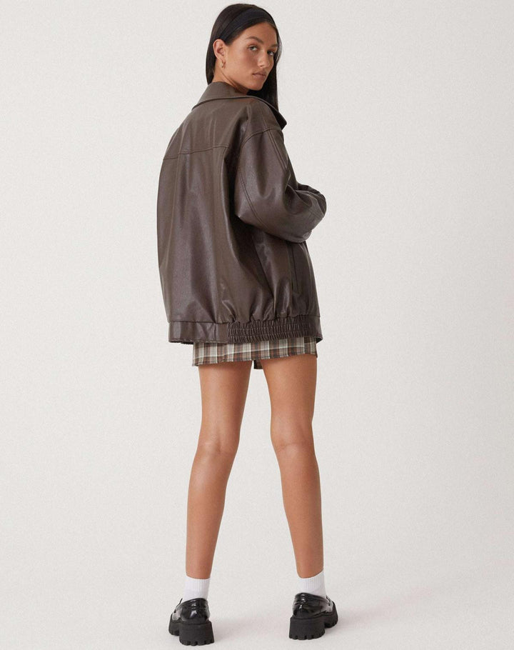 Damen Oversized Jacke mit lockerem Schnitt und leichtem Design