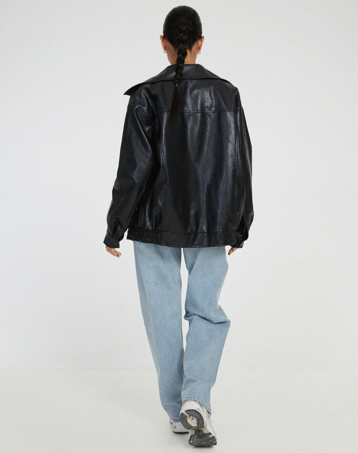 Damen Oversized Jacke mit lockerem Schnitt und leichtem Design