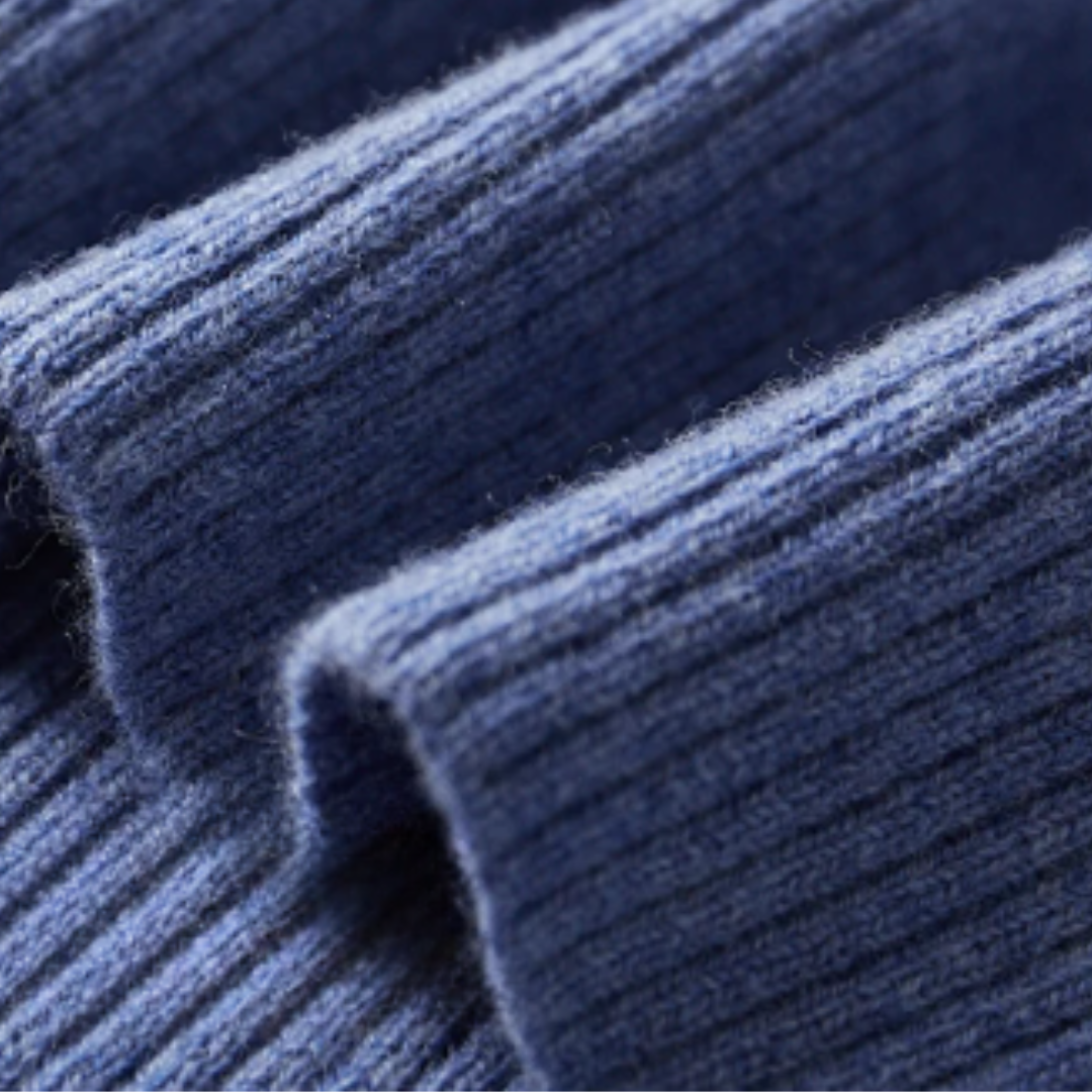 Herren Polopullover mit Knopfleiste und Rippbündchen